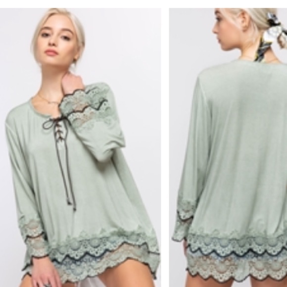 💗💗 POL 💗💗 Tunic top with 💗💗 - Picture 4 of 6